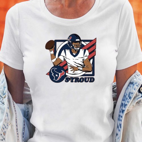 Cj Stroud Houston Texans Homage 2023 Nfl Draft First Round Pick Caricature T-shirt