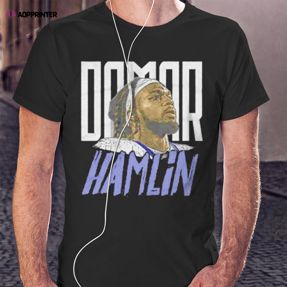 Damar Hamlin Buffalo Bills Player Portrait Shirt