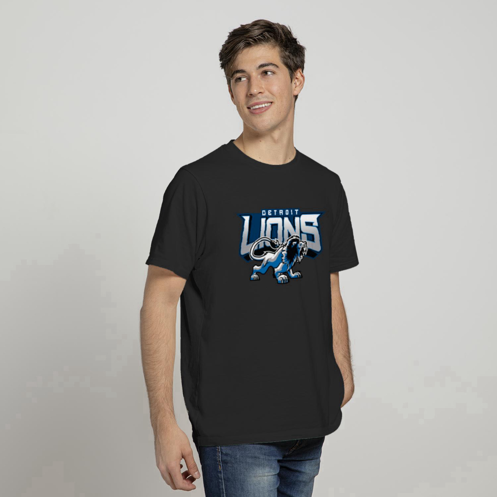 Detroit Lions 1934 – Lions Logo Design – T-Shirt