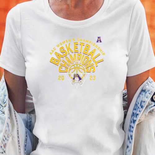 Ecu Pirates 2023 Aac Women’s Basketball Conference Tournament Champions T-shirt