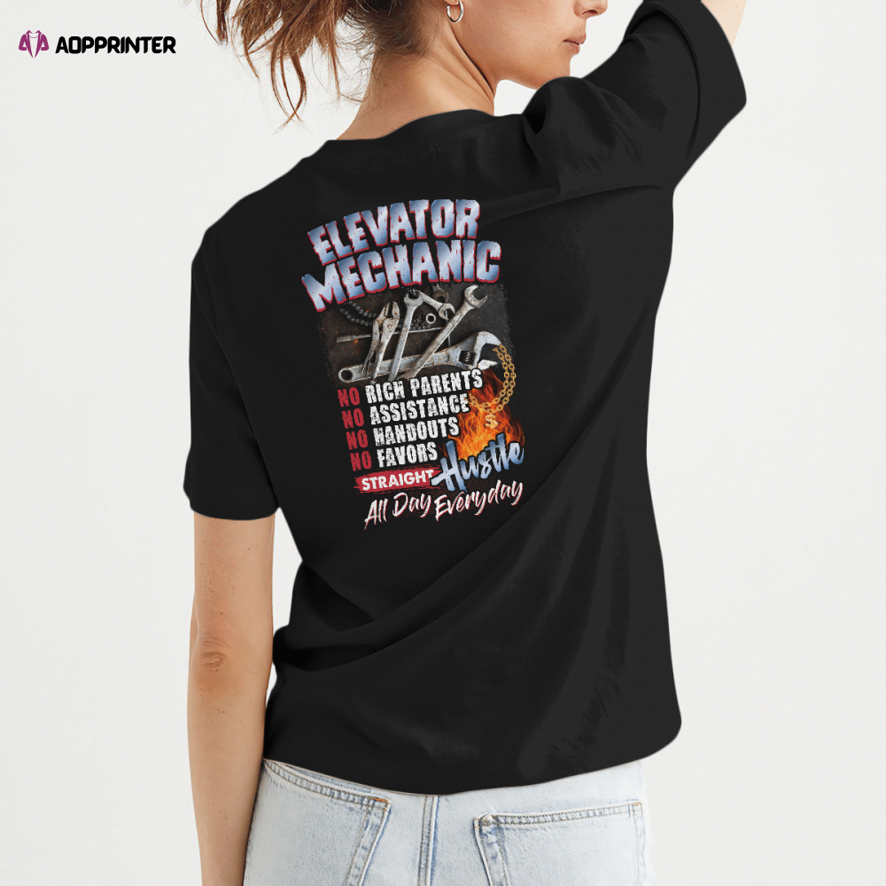 Awesome Elevator Mechanic T-shirt For Men And Women