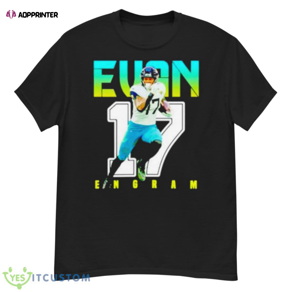 Evan Engram 17 Jacksonville Jaguars Football Poster Shirt