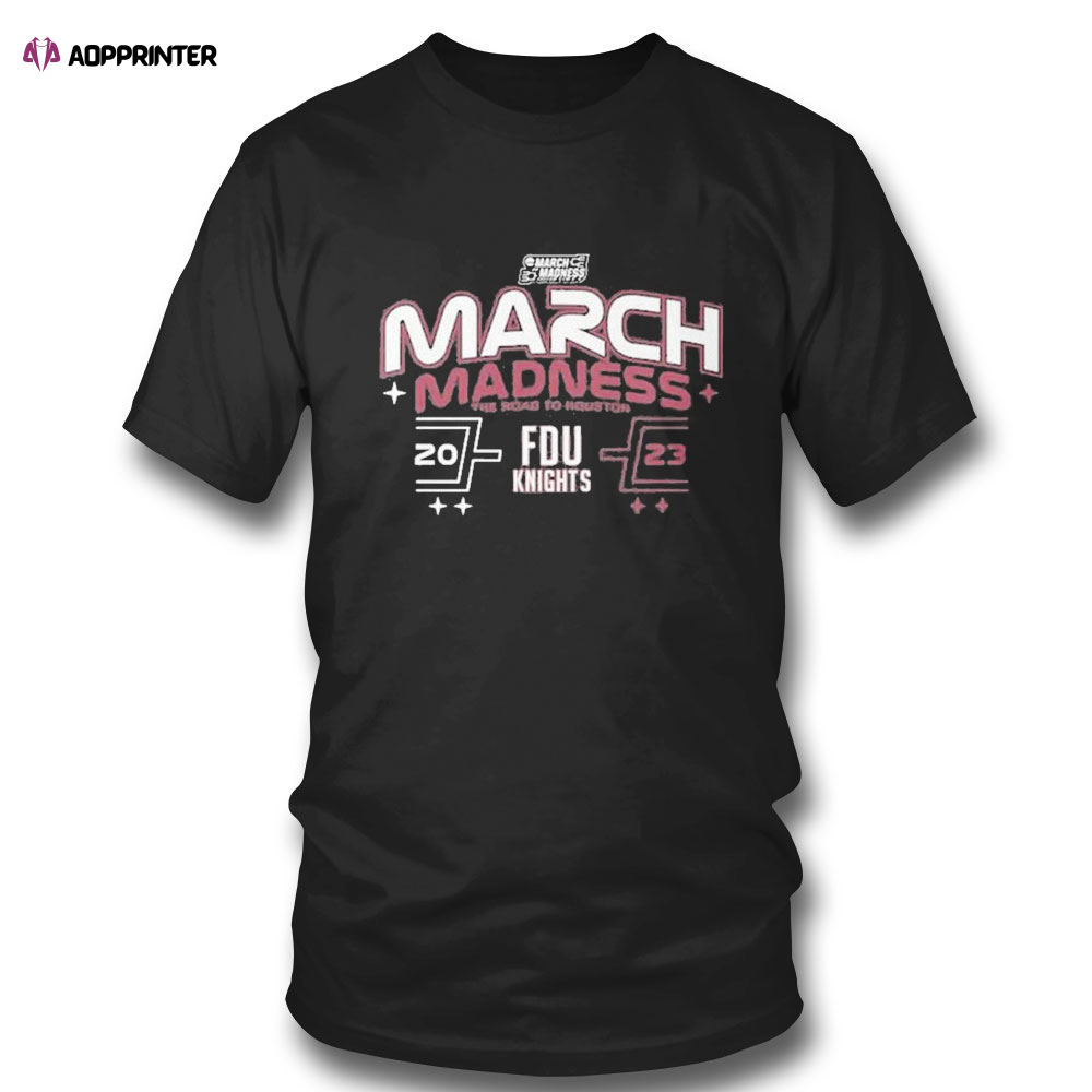 Fairleigh Dickinson University Mens Basketball 2023 Ncaa March Madness Tournament Bound T-shirt