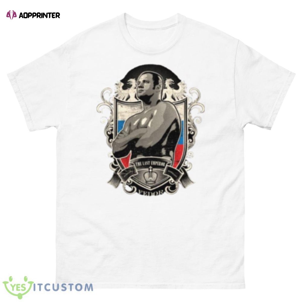 Fedor Emelianenko Stamp Design Wwe Shirt