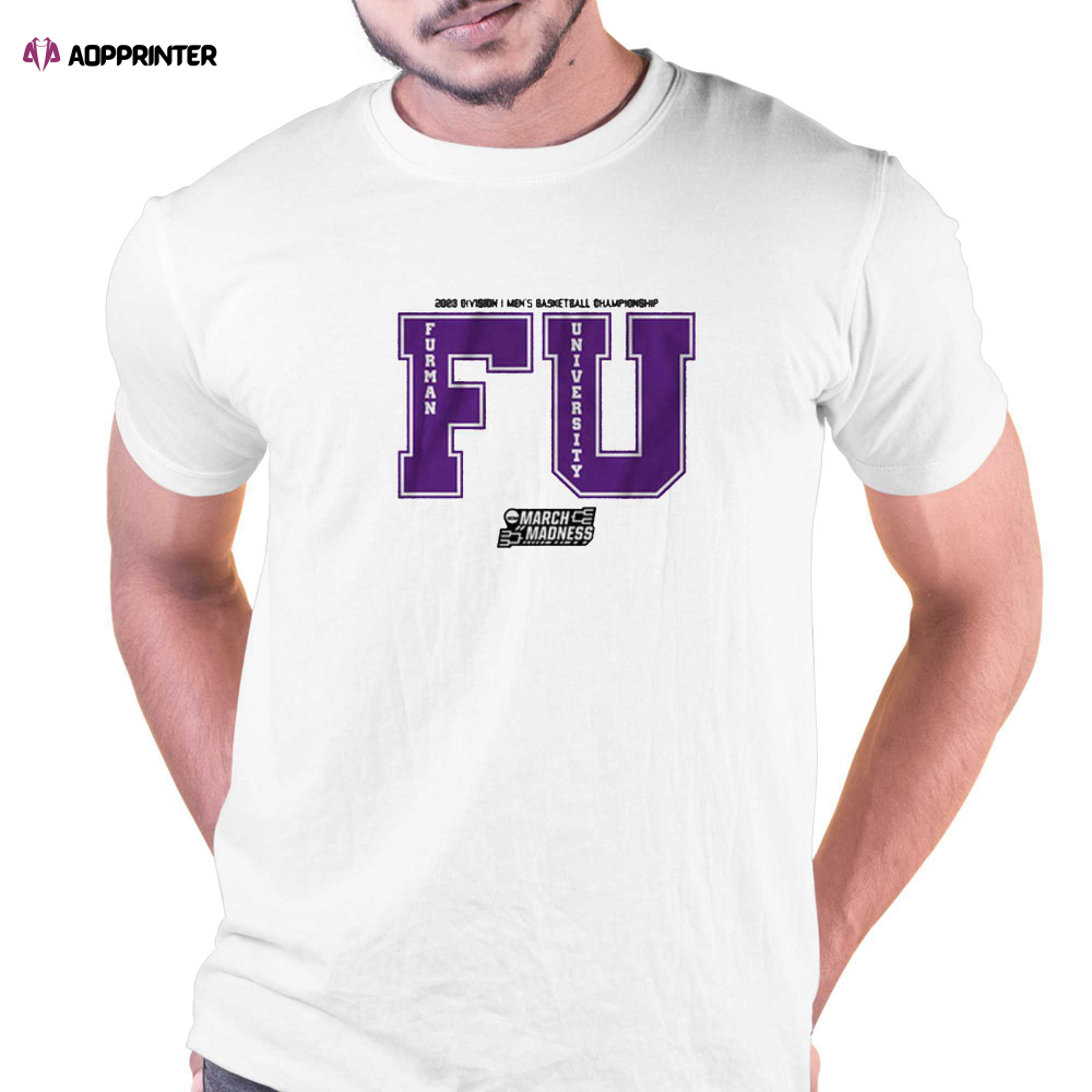 Furman University Basketball T-shirt For Men And Women