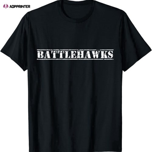 Go Battlehawks Football Baseball Basketball Cheer Team Fan T-Shirt