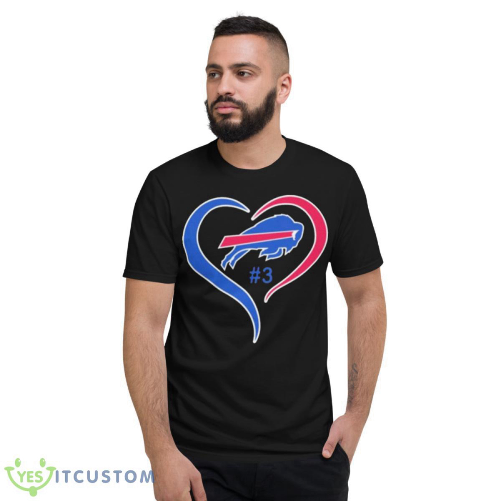 Heart Love Damar Hamlin #3 Buffalo Bills Logo Shirt