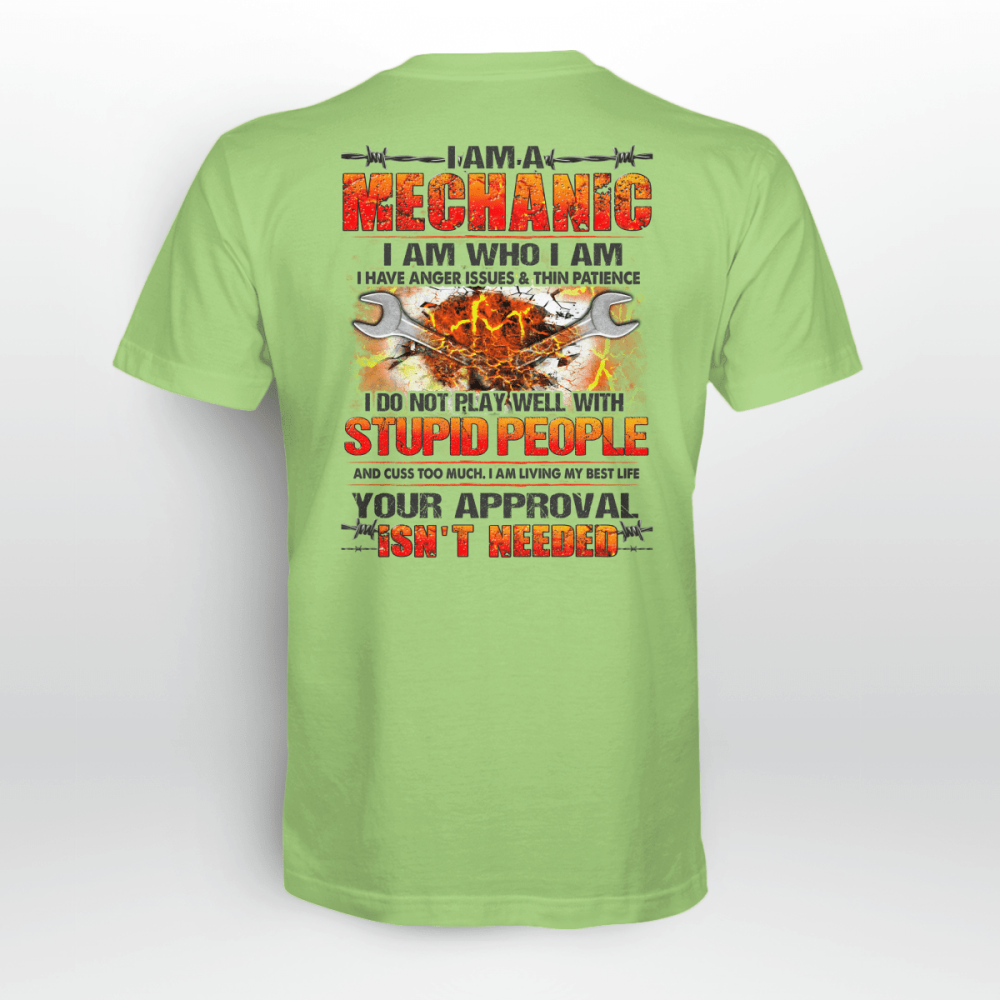 I Am A Mechanic Lime mechanic T-shirt For Men And Women