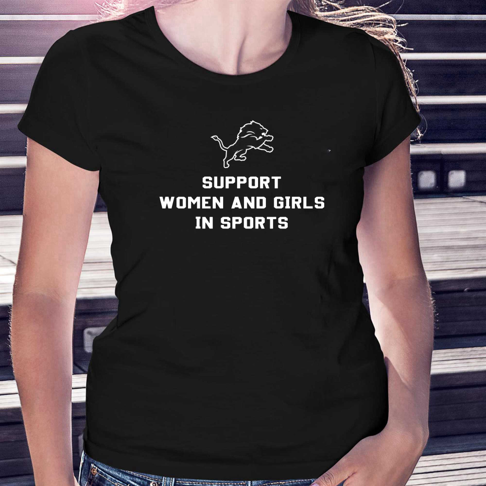 I Support Women And Girls In Sports Detroit Lions Brad Holmes Hoodie Sweatshirt