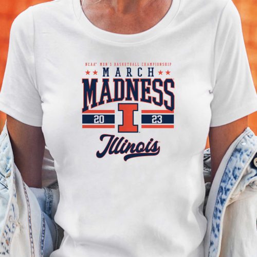 Illinois Fighting Illini 2023 Ncaa Men’s Basketball Tournament March Madness T-shirt