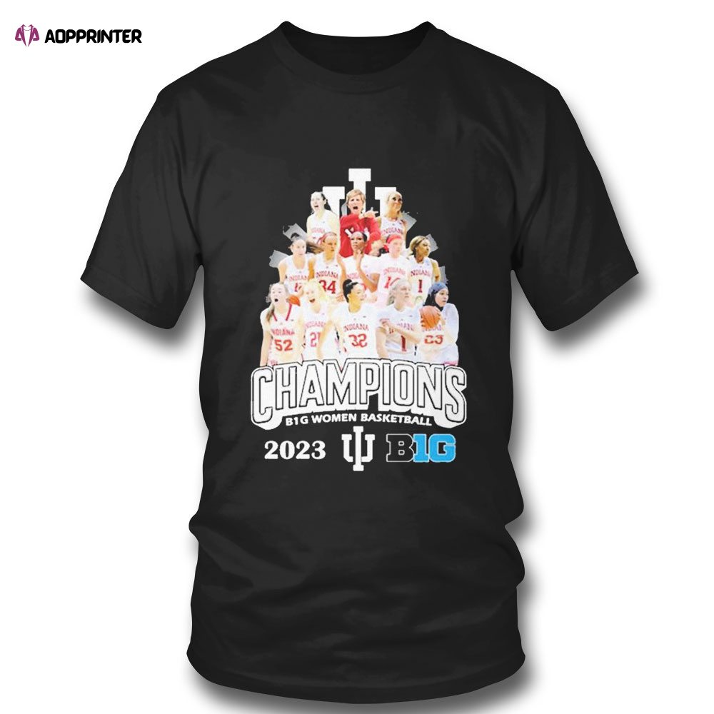 Indiana Hoosiers Womens Basketball Champions 2023 T-shirt