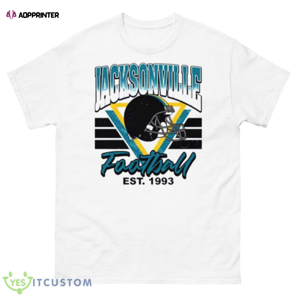 Jacksonville Jaguars Vintage Retro Football Fan Gift Shirt