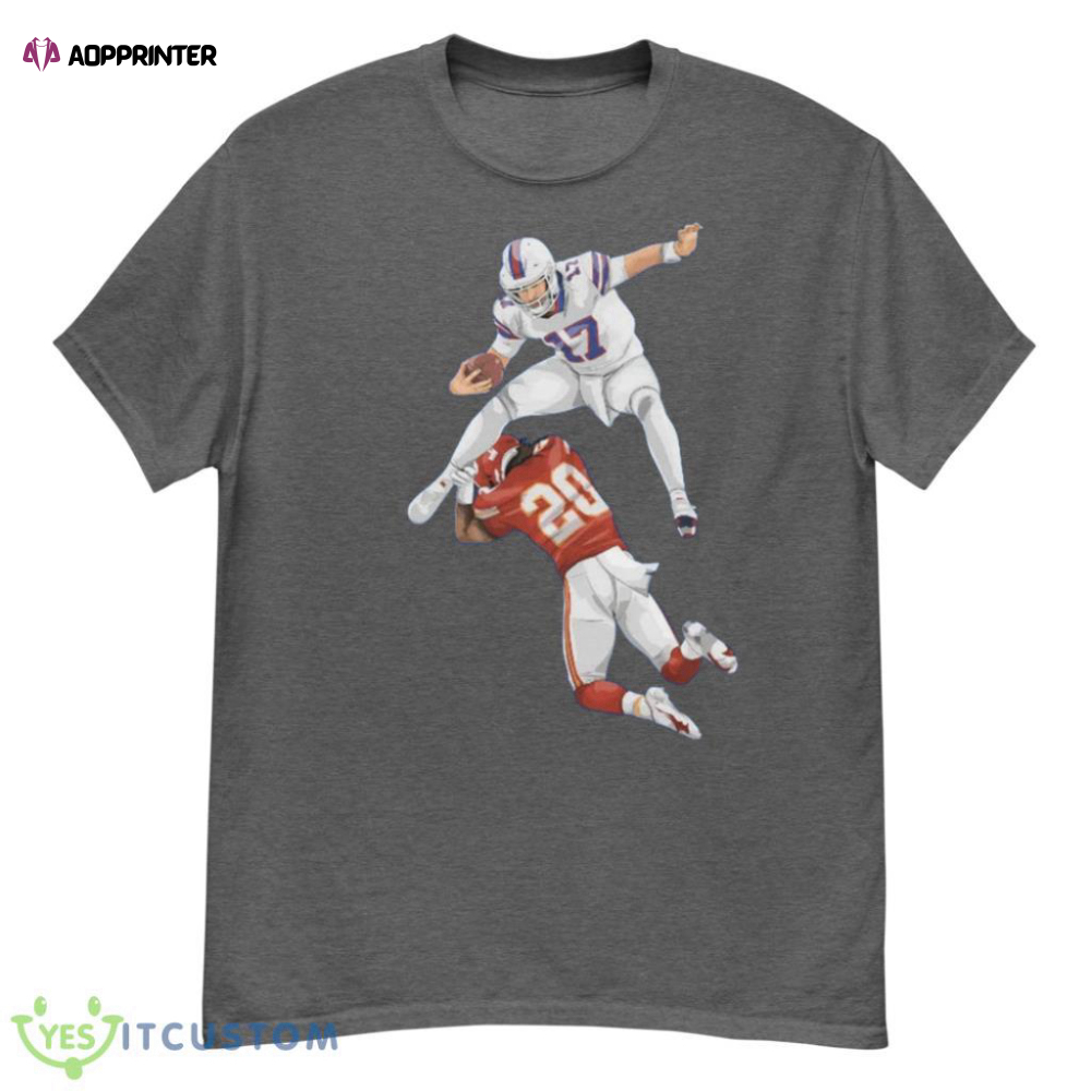 Josh Allen Buffalo Bills Hurdle Shirt