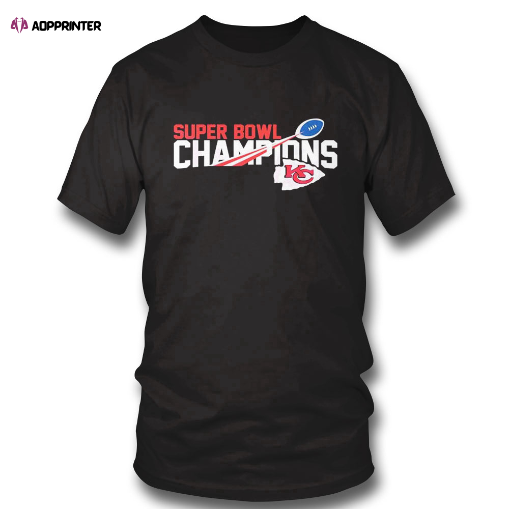 Kansas City Chiefs 1959 2023 64 Years Of Super Bowl Champions T-Shirt