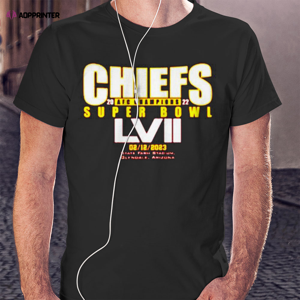 Kansas City Chiefs 2022 Afc Champions Super Bowl Lvii 2023 Shirt Ladies T-shirt