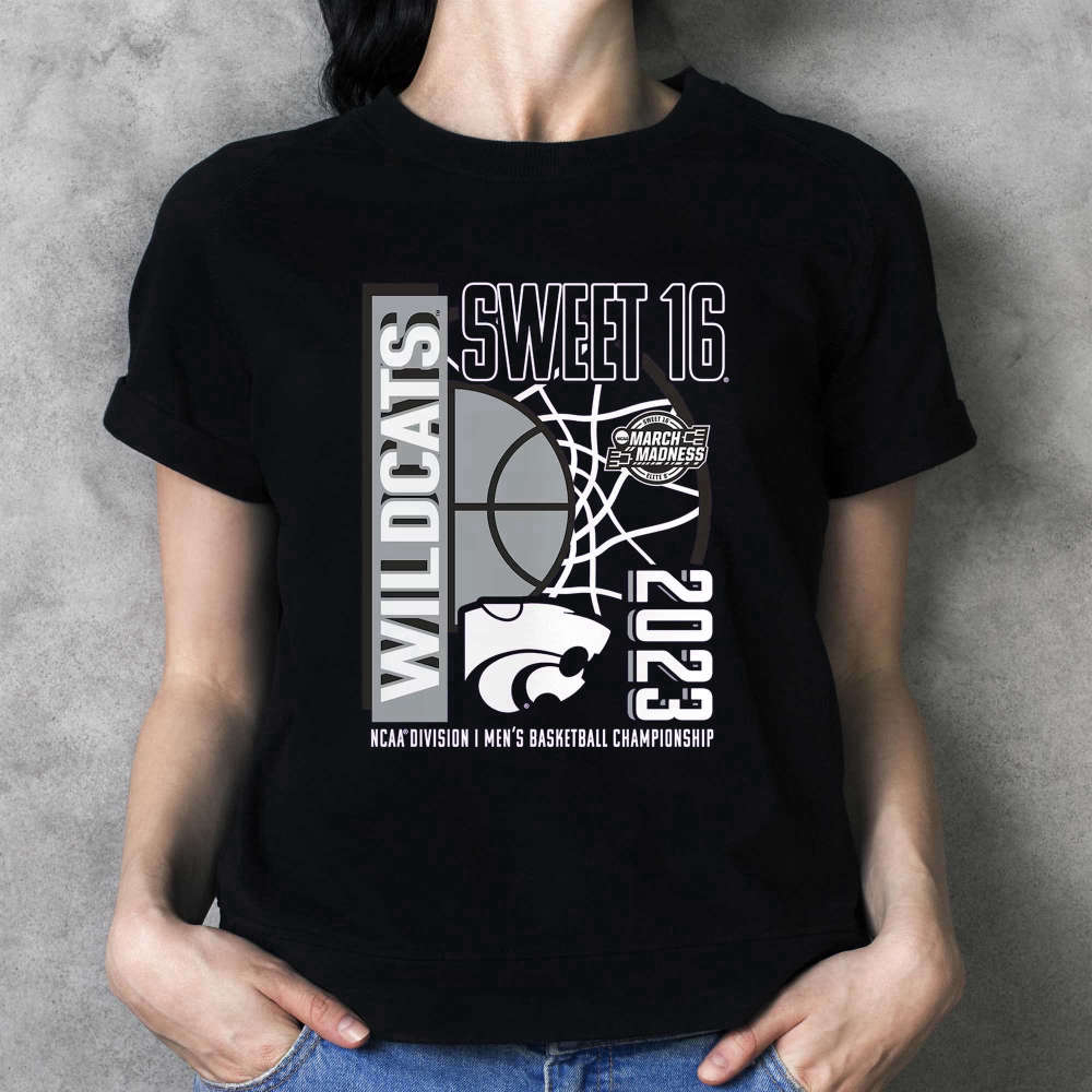 Kansas State Wildcats 2023 Ncaa Men’s Basketball Tournament March Madness Sweet 16 T-shirt