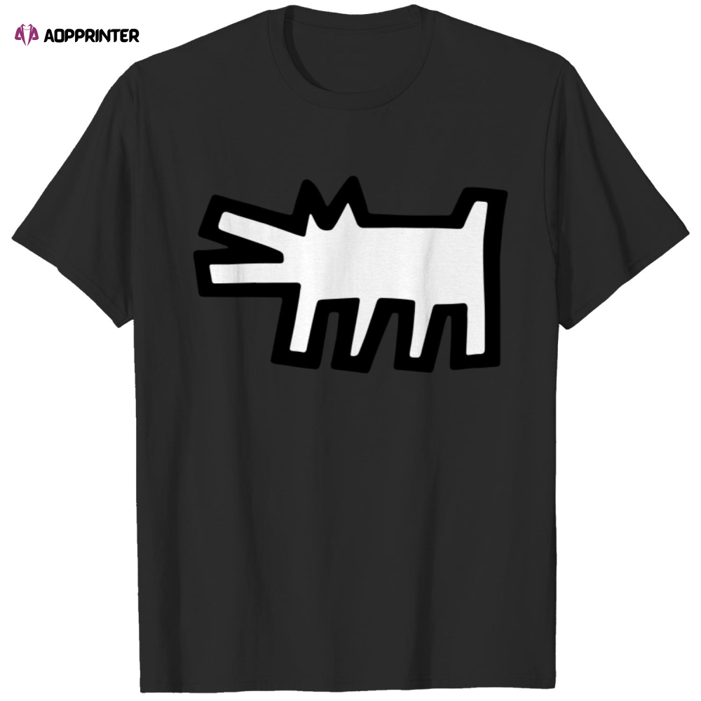 Keith Haring T-shirt The Barking Dog Icon, 1990 Street Art