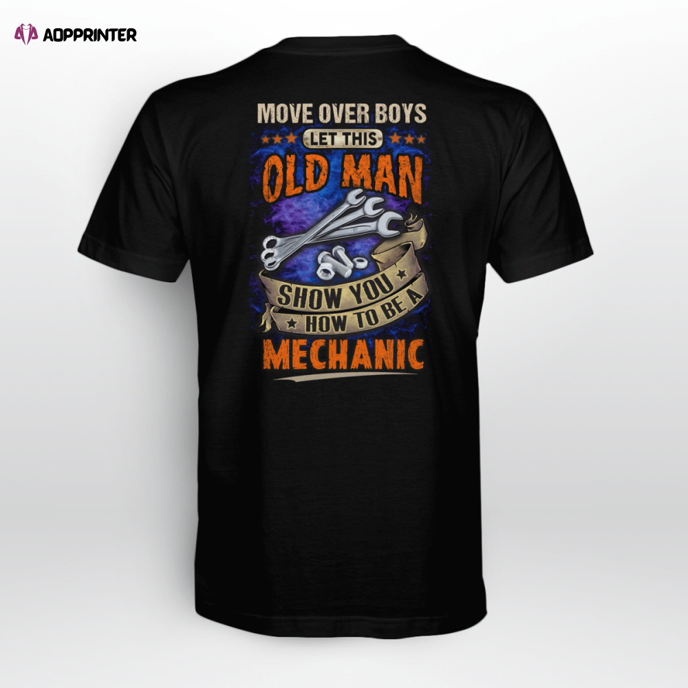 Let Me Shows How To Be A Mechanic Black T-shirt For Men And Women