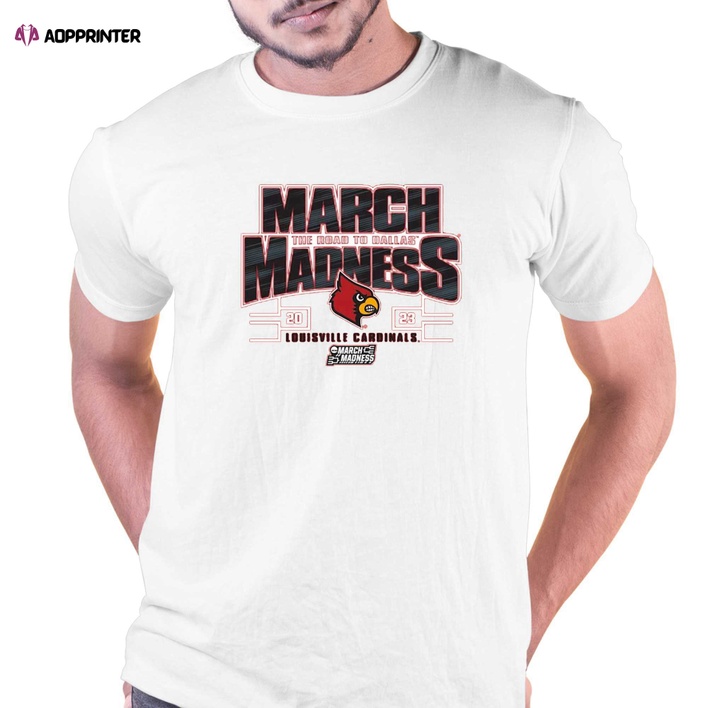 Louisville Cardinals Blue 84 2023 Ncaa Women’s Basketball Tournament March Madness T-shirt