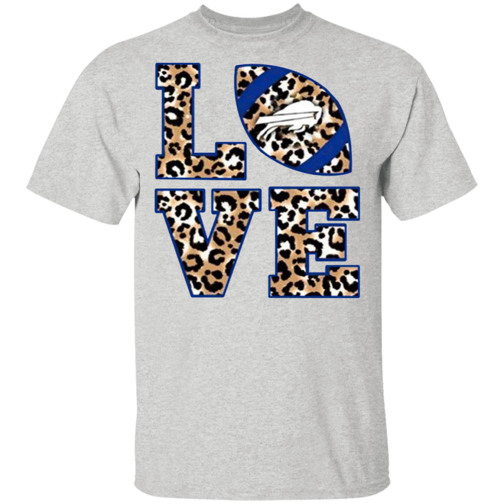 Love Buffalo Bills Football Leopard Shirt