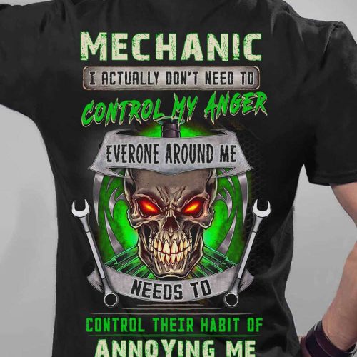 Proud Mechanic T-shirt For Men And Women