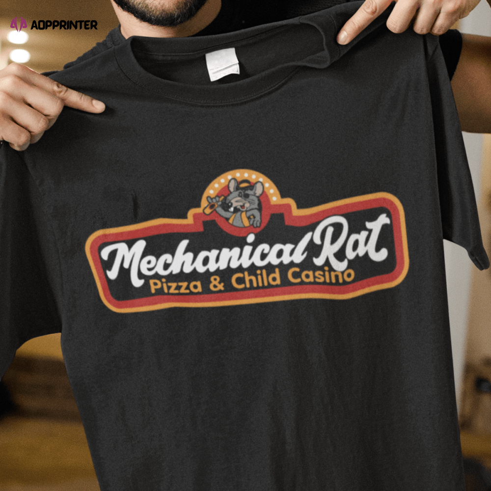 Mechanical Rat Chuck E. Cheese T-Shirt For Men And Women