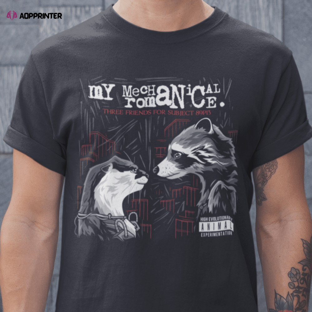 Mechanical Romance My Chemical Romance Guardians of the Galaxy Mashup T-Shirt