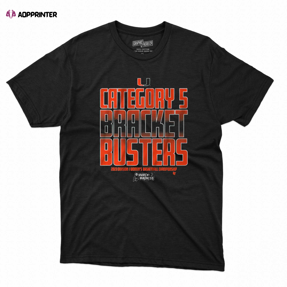 Miami Basketball Category 5 Bracket Busters T-shirt