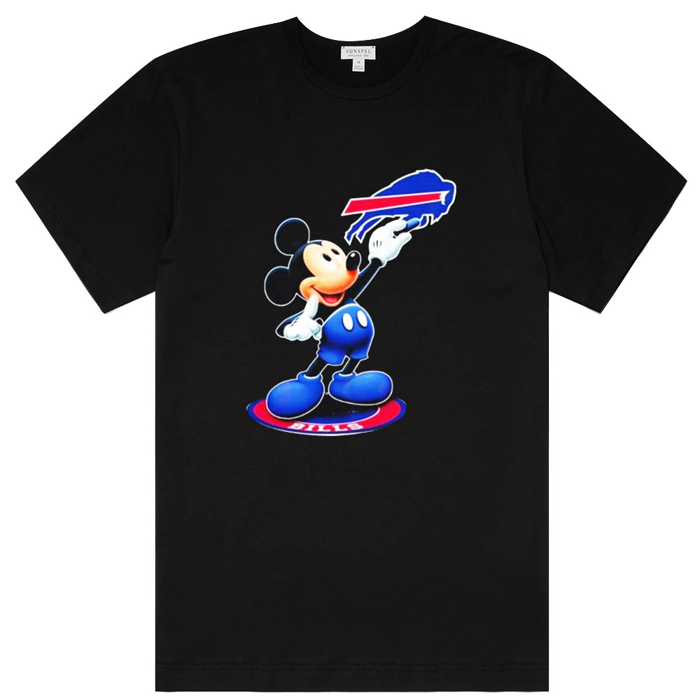 Mickey Mouse Buffalo Bills Logo 2023 Shirt Gift For Fan