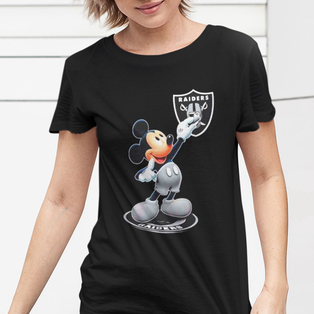 Mickey Mouse Las Vegas Raiders T-Shirts Logo 2023 Shirt Gift For Fan