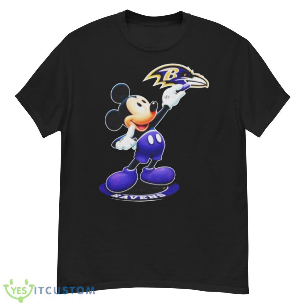 Mickey Mouse Nfl baltimore ravens logo 2023 shirt