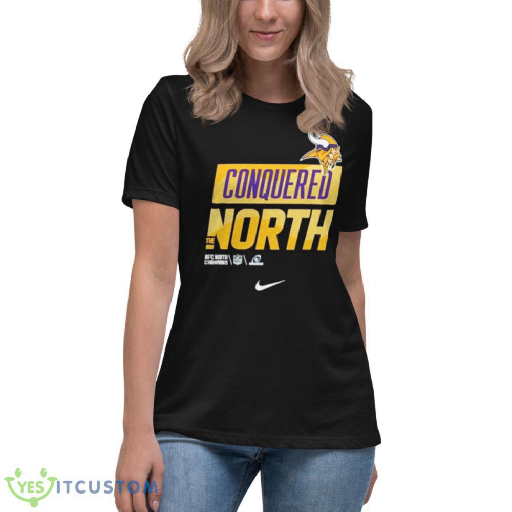 Minnesota Vikings Nike Conquered The North 2023 NFC North Division Champions Shirt