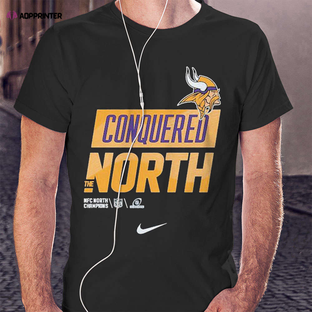 Minnesota Vikings Nike Conquered The North 2023 Nfc North Division Champions Shirt Hoodie