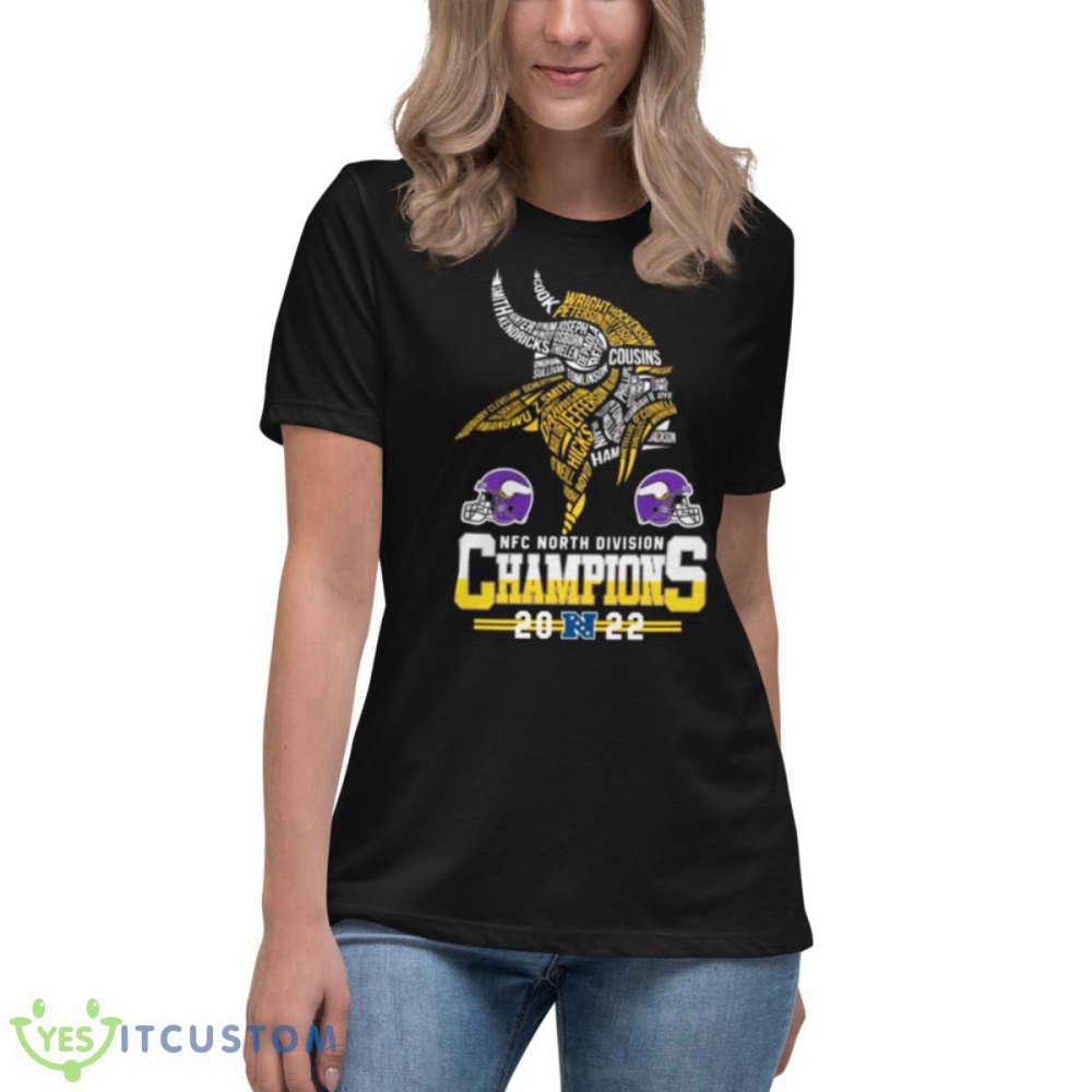 Minnesota Vikings team football 2023 NFC North Division Champions shirt