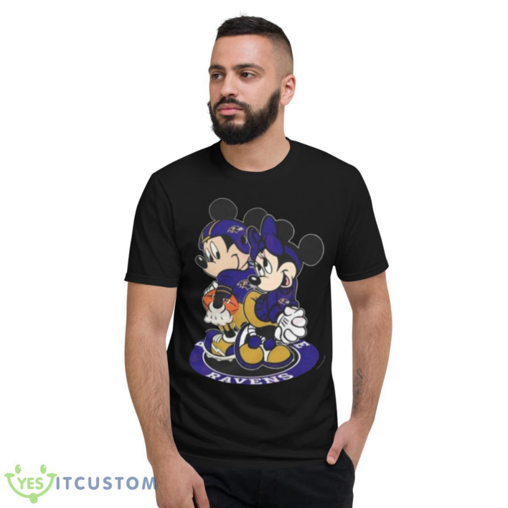 NFL Baltimore Ravens Mickey Mouse And Minnie Mouse Shirt