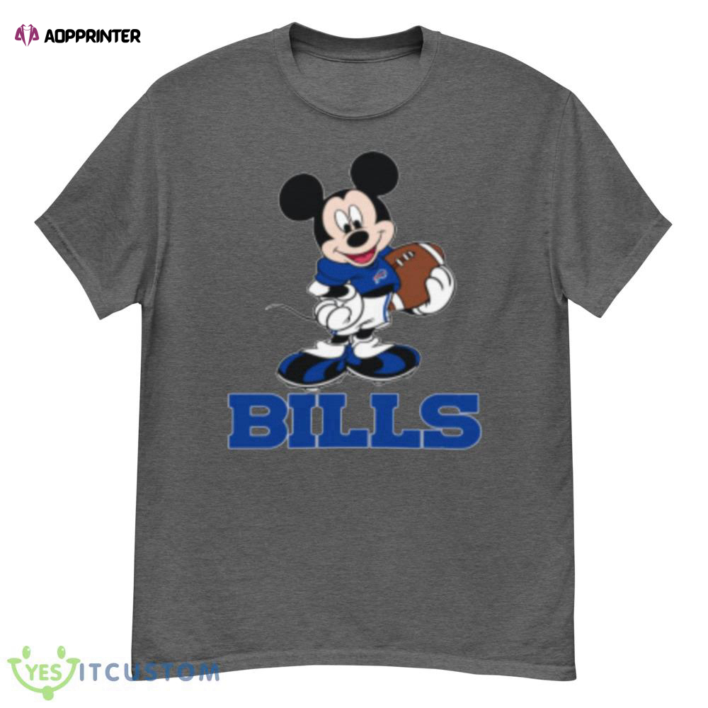 NFL Football Buffalo Bills Cheerful Mickey Mouse Shirt T-Shirt