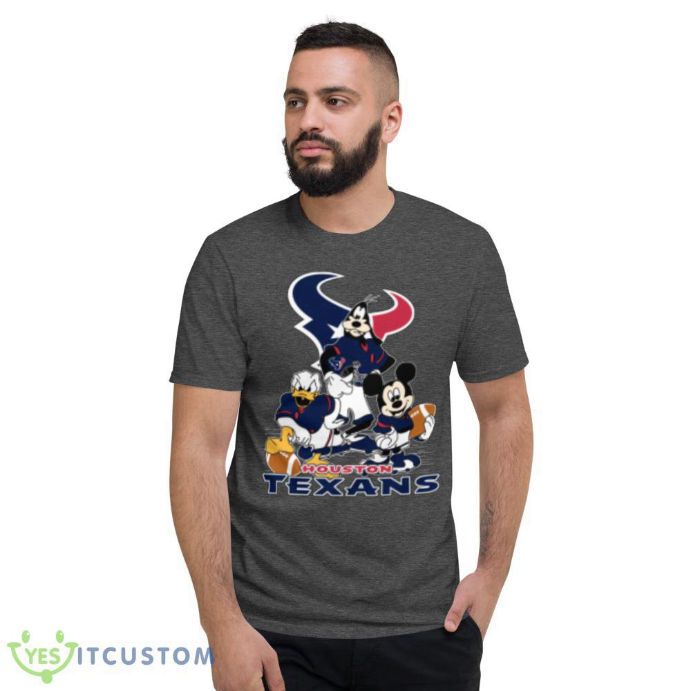 NFL Houston Texans Mickey Mouse Donald Duck Goofy Football Shirt T-Shirt