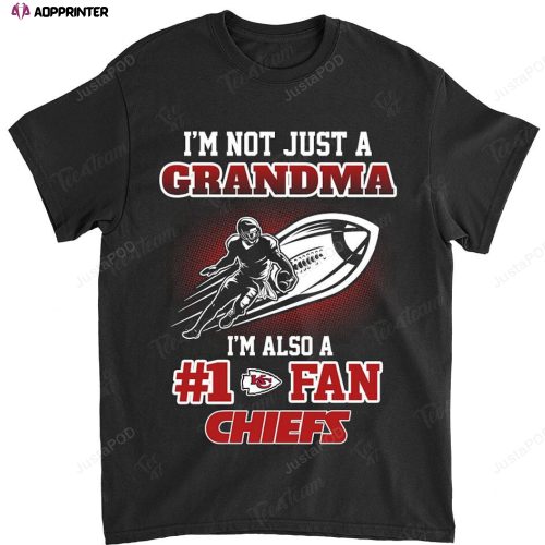 NFL Kansas City Chiefs Not Just Grandma Also A Fan T-Shirt