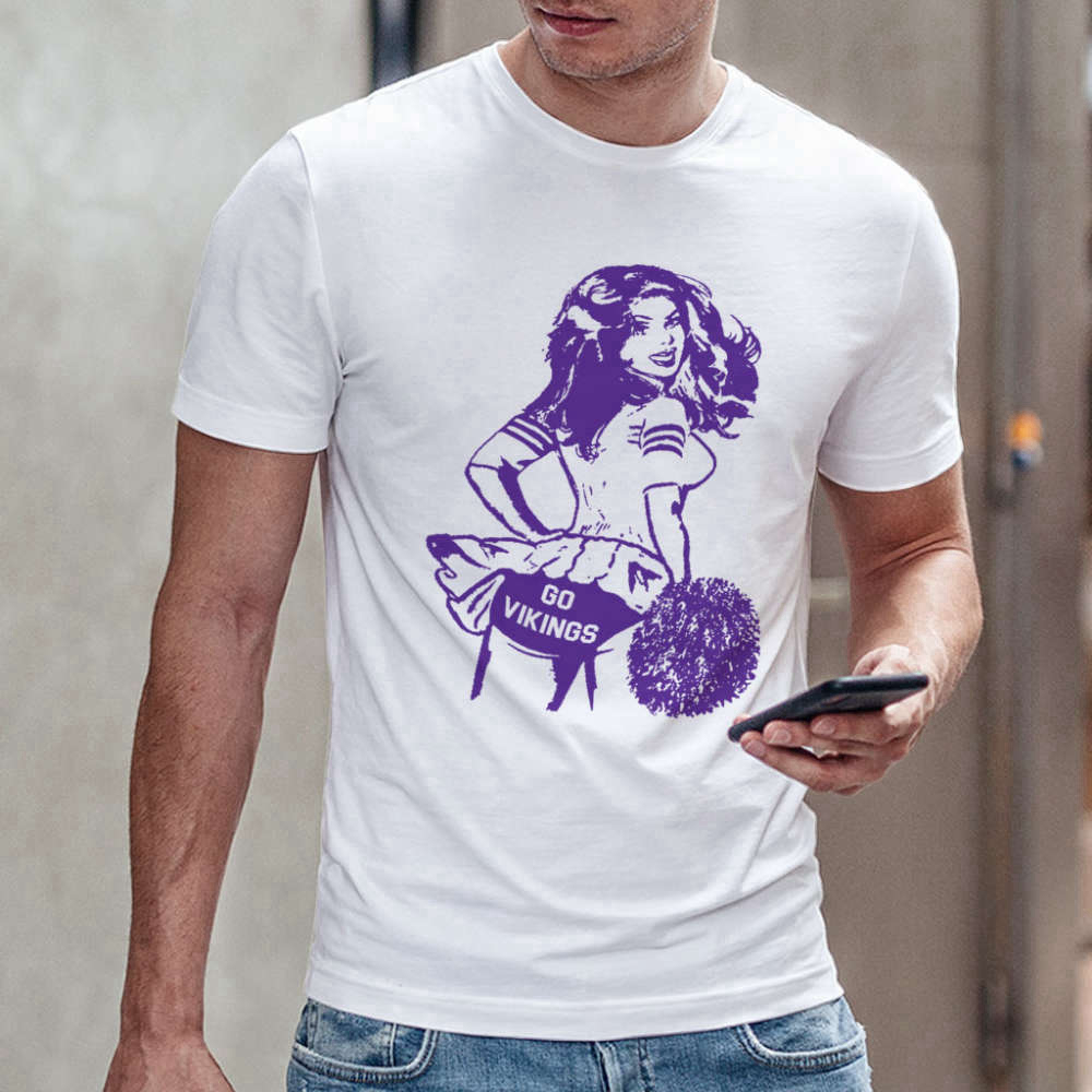 NFL Minnesota Vikings Cheerleader “Go Vikings” Shirt Gift For Fan