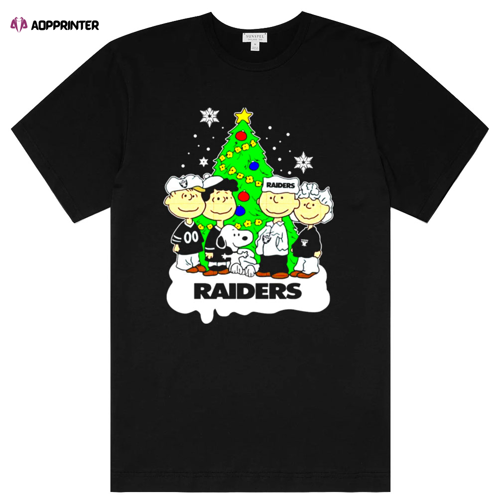 NFL Snoopy The Peanuts Las Vegas Raiders Christmas Shirt Gift Shirt