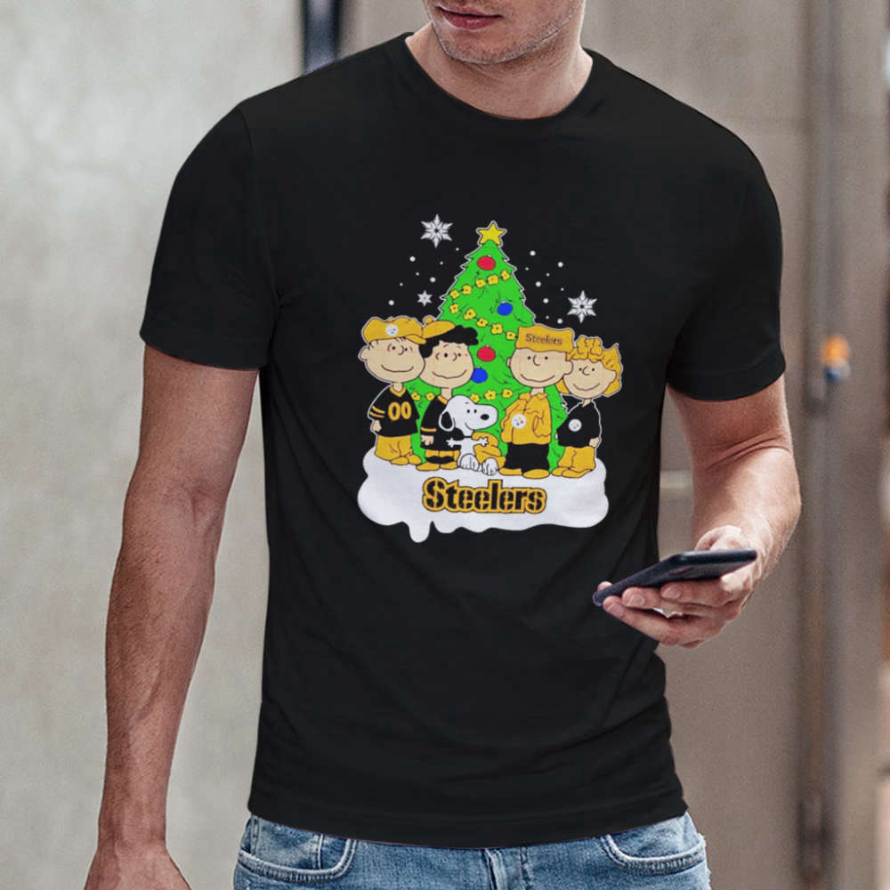 NFL Snoopy The Peanuts Pittsburgh Steelers Christmas Shirt Gift Shirt
