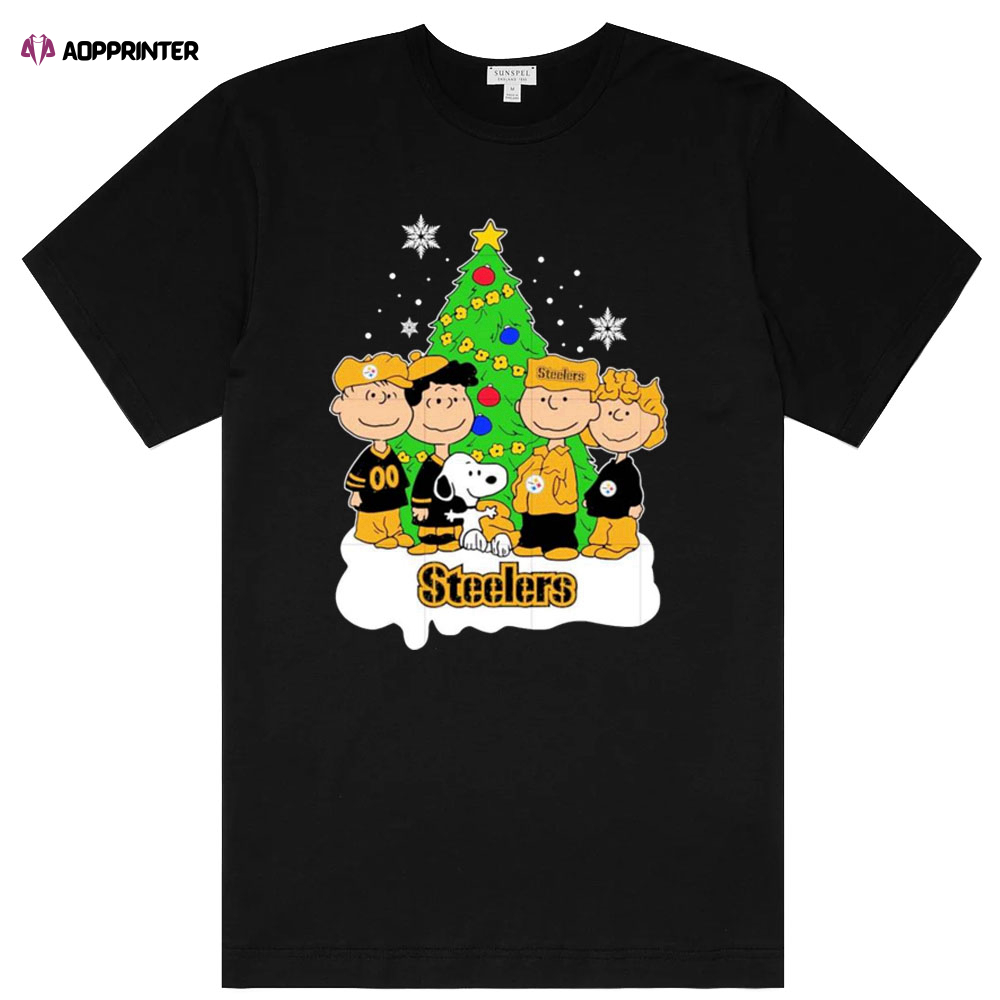 NFL Snoopy The Peanuts Pittsburgh Steelers Christmas Shirt Gift Shirt