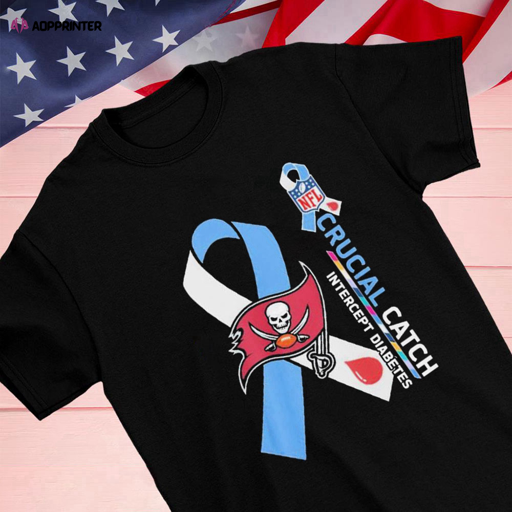 Nfl Tampa Bay Buccaneers Crucial Catch Intercept Diabetes Shirt Longsleeve T-shirt