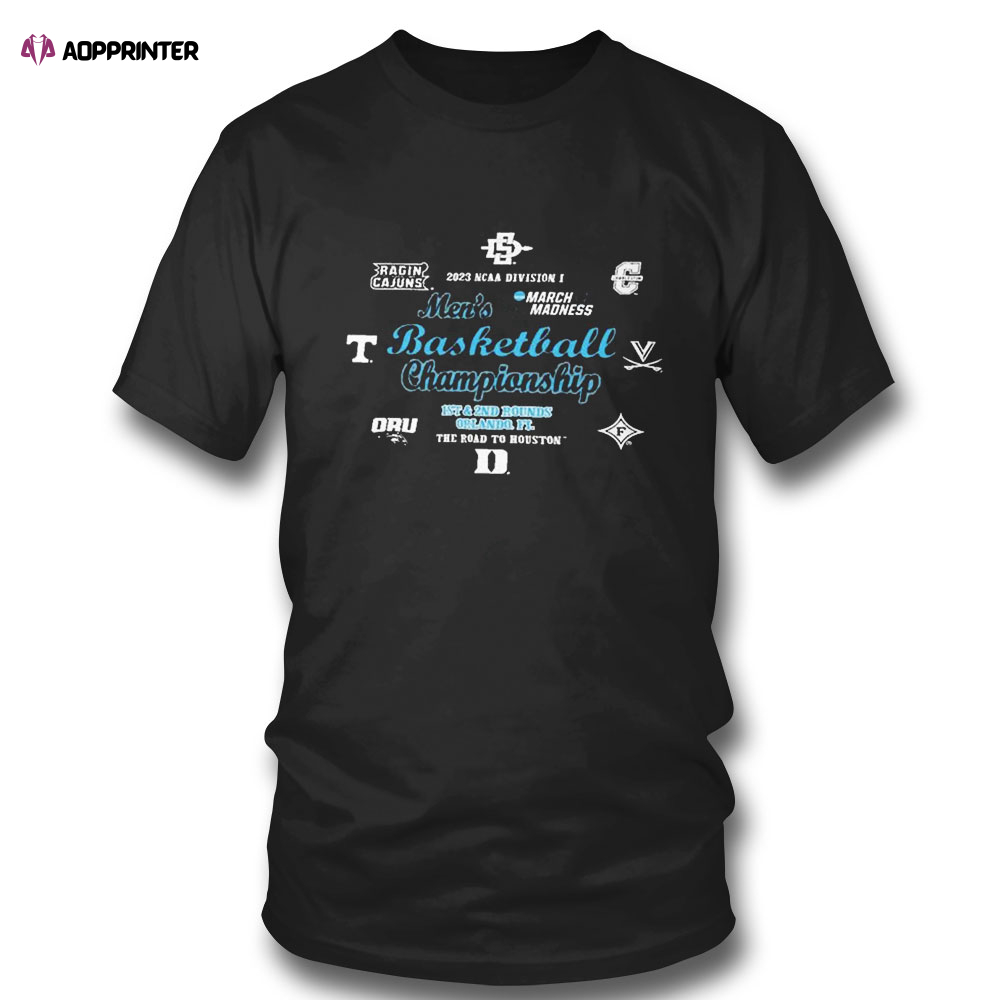 2023 Ncaa Division I Womens Basketball The Road To Dallas March Madness 1st 2nd Rounds Columbia Sc T-shirt