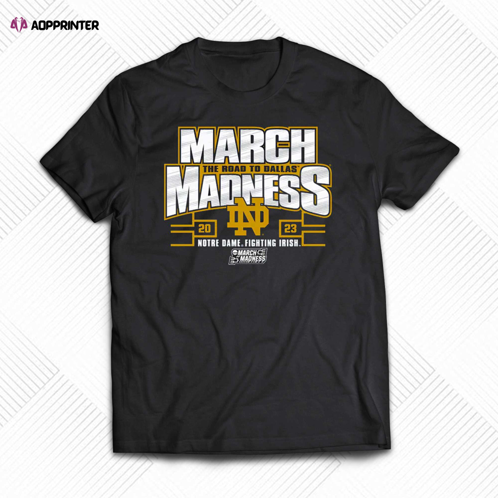 Notre Dame Fighting Irish Blue 84 2023 Ncaa Women’s Basketball Tournament March Madness T-shirt