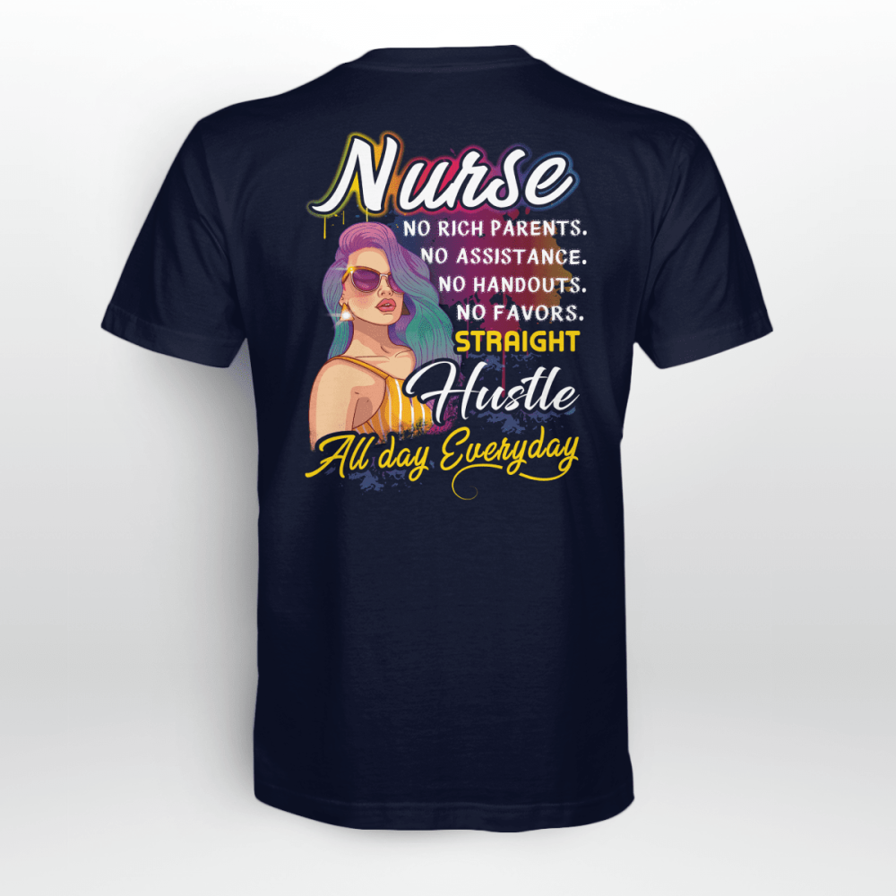 Nurse Hustle all day Everyday T-Shirt Gifts Funny Gift For Nurses T-Shirt