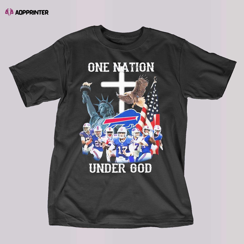 One Nation Under God Buffalo Bills 2023 Shirt