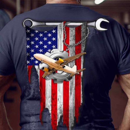 Proud Aircraft Mechanic T-shirt For Men And Women