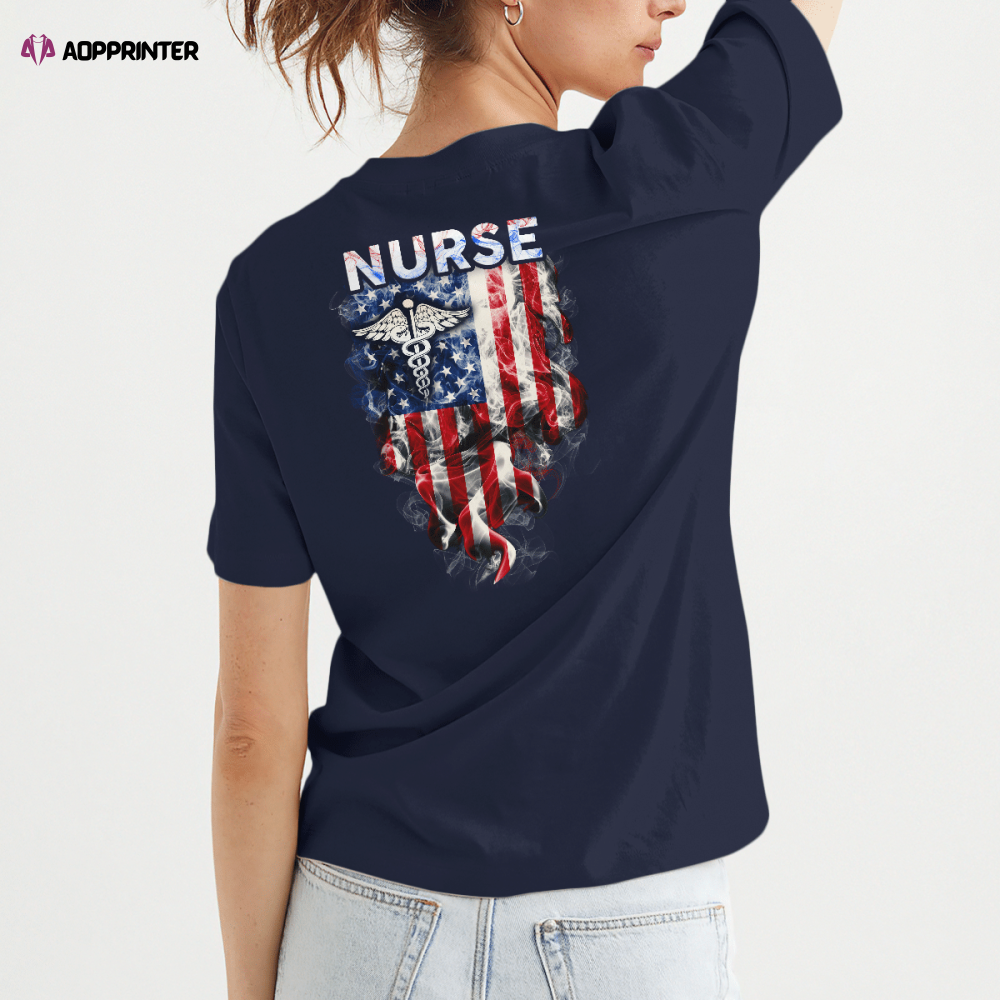 Nurse Never Give Up  White T-Shirt Funny Gift For Nurses T-Shirt