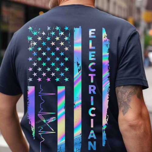 Awesome Electrician T-shirt For Men And Women